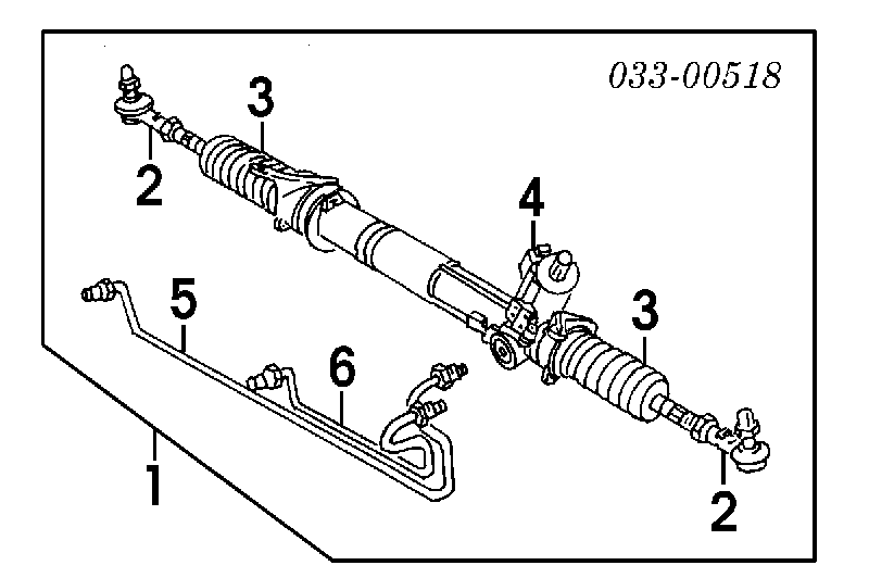 Cremallera de dirección RV68 WAT