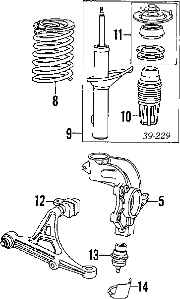 Rotula De Suspension para Citroen C5 (DE)