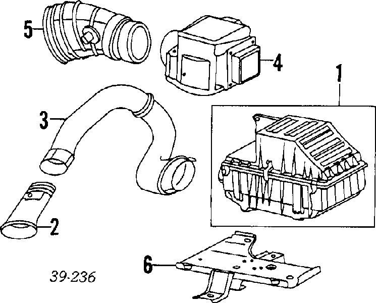 Sensor de flujo de masa de Aire para Peugeot 309 (3C, 3A)
