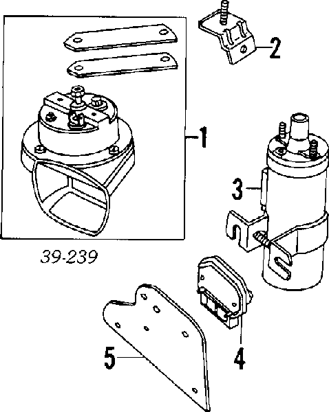 Bocina para Citroen C5 (DC)