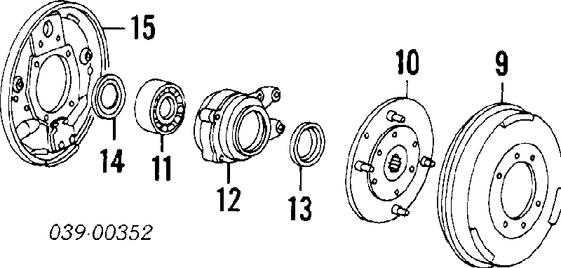 Tubo flexible de frenos para Fiat Marea (185)