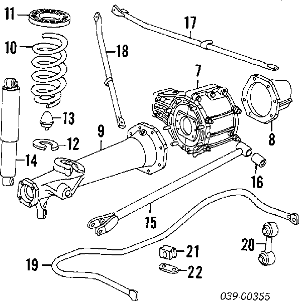 520632 Peugeot/Citroen amortiguador trasero