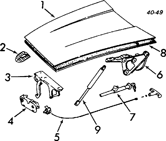 Capó del motor 96451101001GRV Porsche