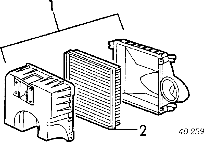 93011039300 Porsche filtro de aire