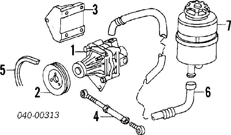 Bomba hidráulica de dirección KS00000294 Bosch