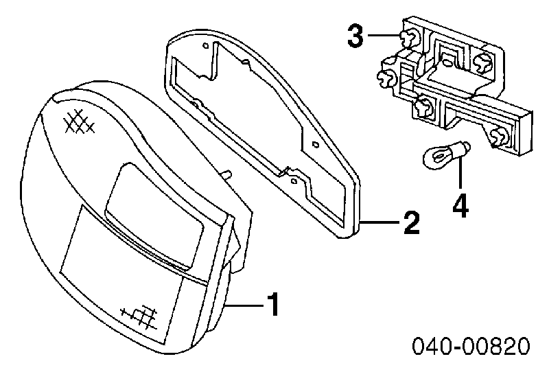 90063101990 Market (OEM) lámpara, luz intermitente