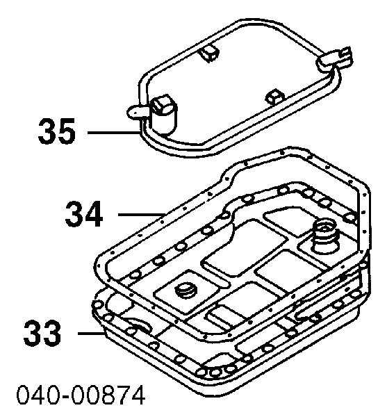 Junta, Cárter de aceite, caja de cambios 98639701600 Porsche