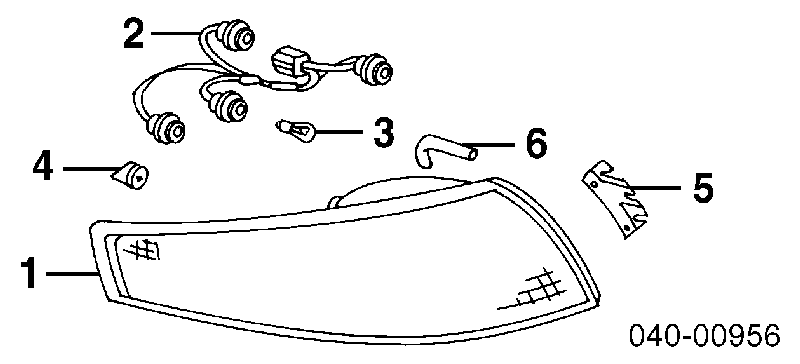 Lámpara, luz intermitente 90063112890 Porsche