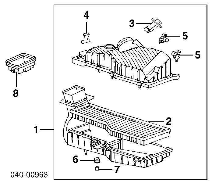 Sensor De Flujo De Aire/Medidor De Flujo (Flujo de Aire Masibo) 181932 Cargo