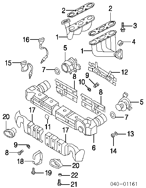 Sonda Lambda 55198037 Fiat/Alfa/Lancia