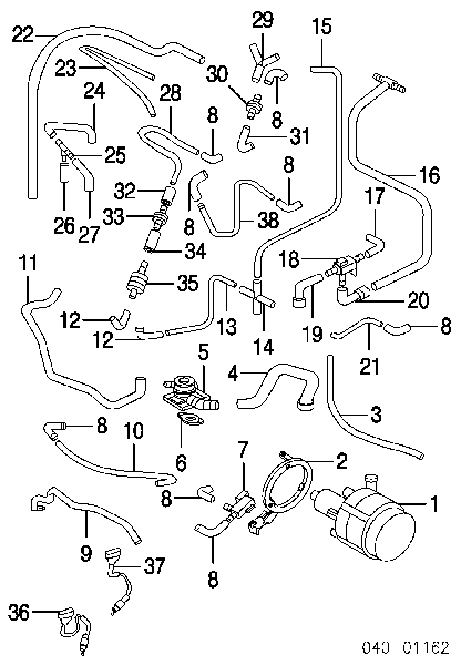 Válvula reguladora de admisión para Porsche Cayenne (955)