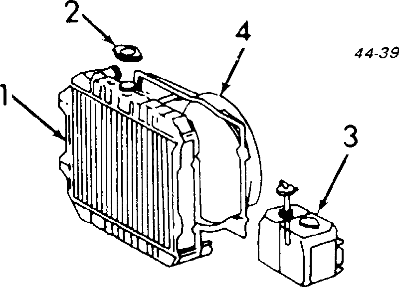 Tapa de radiador 1640136011 Toyota