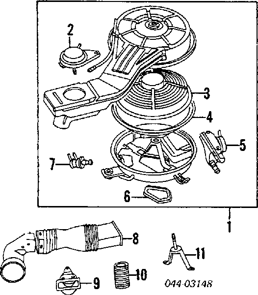 178011003083 Toyota filtro de aire