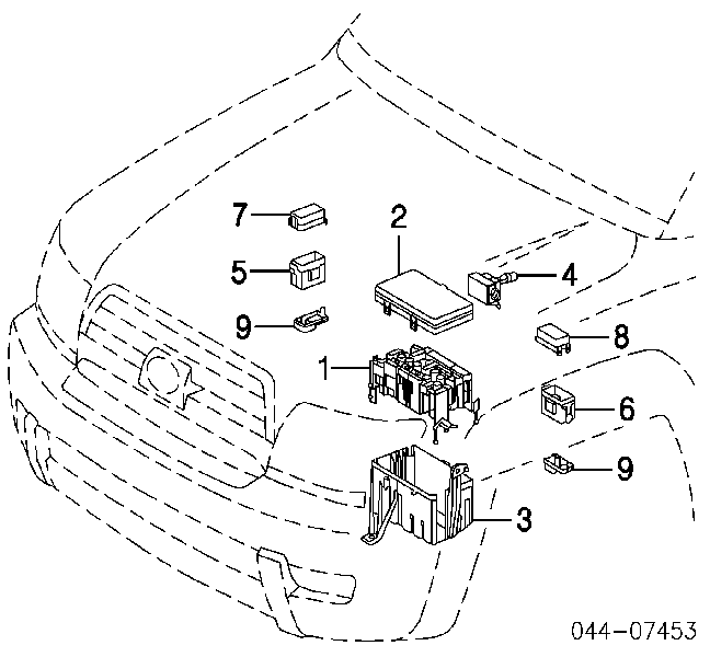 Sistema eléctrico central para Toyota 4Runner (GRN21, UZN21)