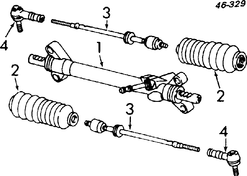 M5126 Motorherz cremallera de dirección