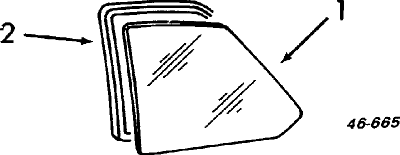 165845301A VAG ventanilla costado superior izquierda (lado maletero)