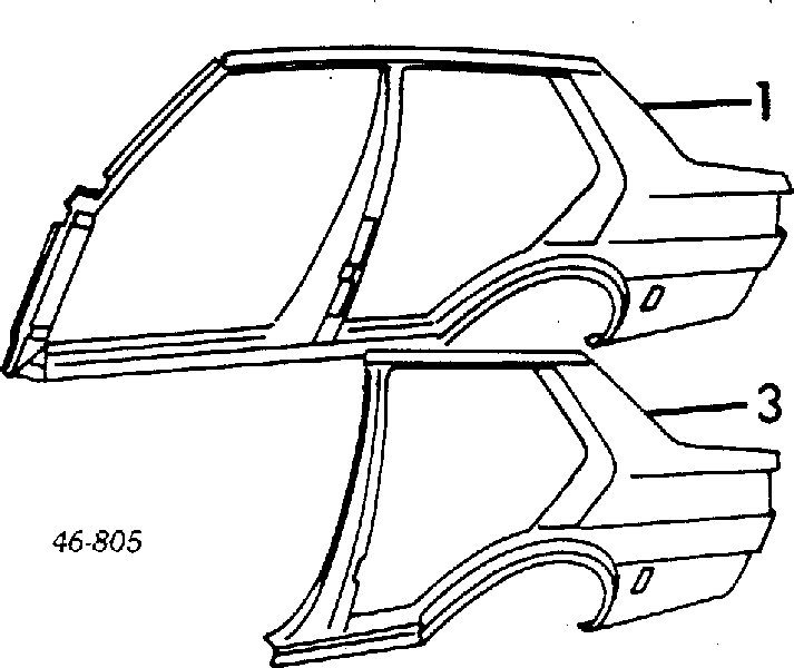 Guardabarros trasero izquierdo para Volkswagen Jetta (19E)