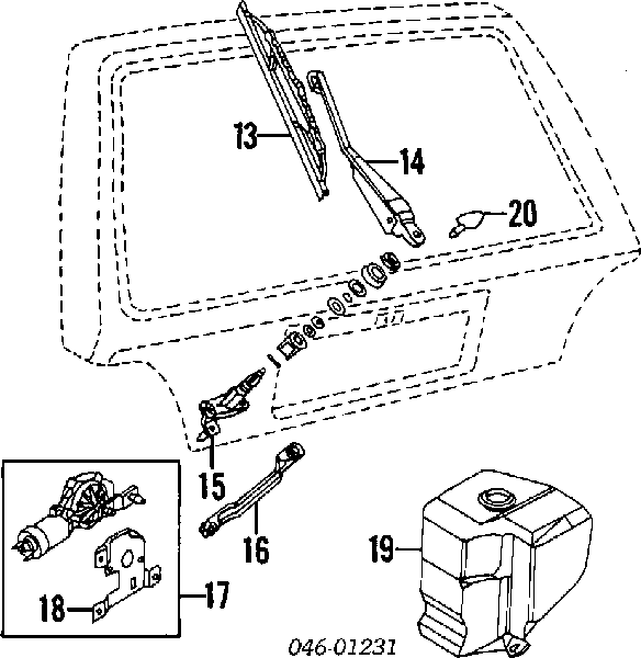Trapezio del limpiaparabrisas Volkswagen Golf II hatchback (19E, 1G1) (1983 - 1992) precio, desde 15,22 EUR