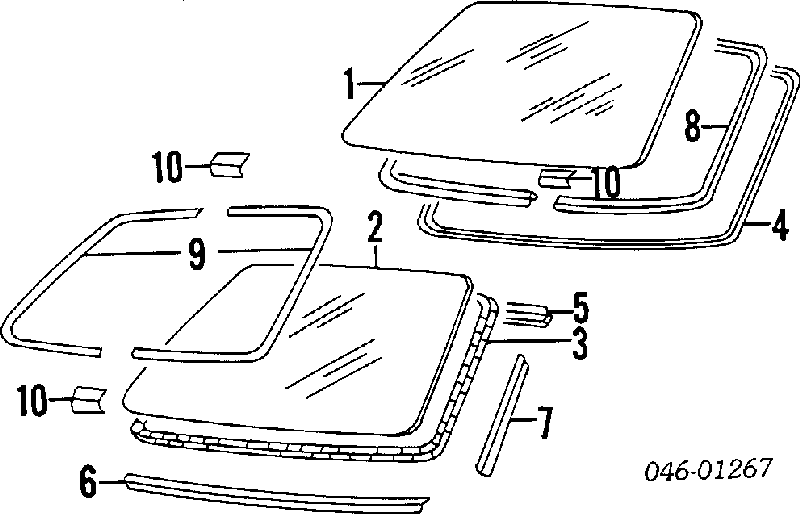 Sellador adhesivo para gafas D169300M2 VAG