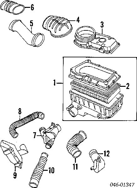 Sensor de flujo de masa de Aire para Volkswagen Caddy (14)