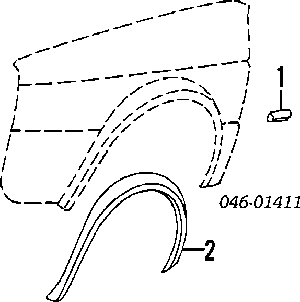 Clips de fijación de paragolpes delantero para Volkswagen Passat (B3, B4, 3A5, 351)