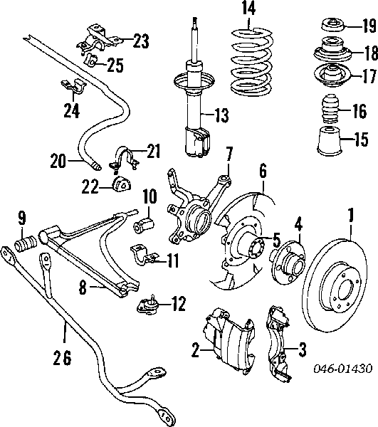 17141235901C VAG Cubierta de soporte del amortiguador delantero