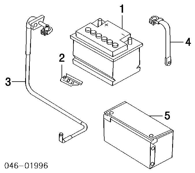 Cable de masa para batería para Skoda Octavia (A4, 1U2)