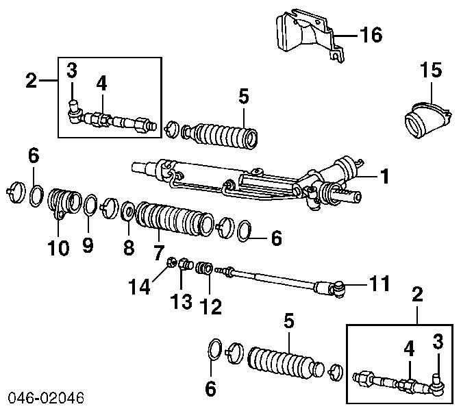 Amortiguador de dirección para Audi A6 (4B, C5)
