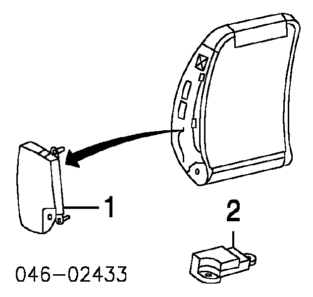 6Q0909606K002 VAG Sensor de airbag delantero