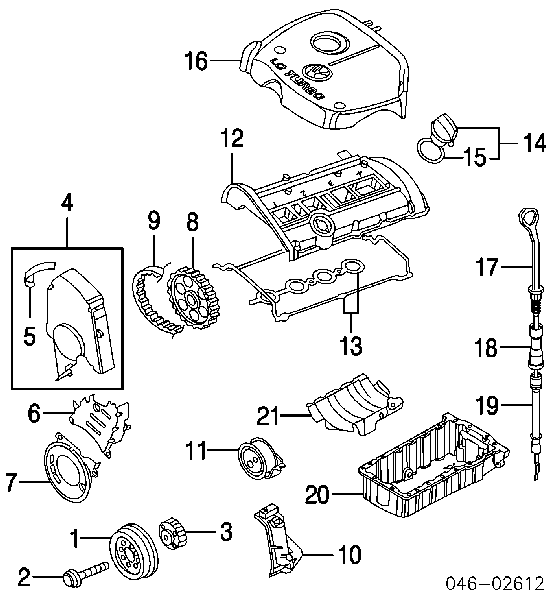 038103601H VAG cárter de aceite