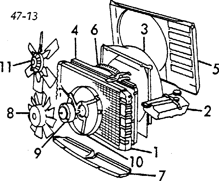 Radiador refrigeración del motor 8603894 Volvo