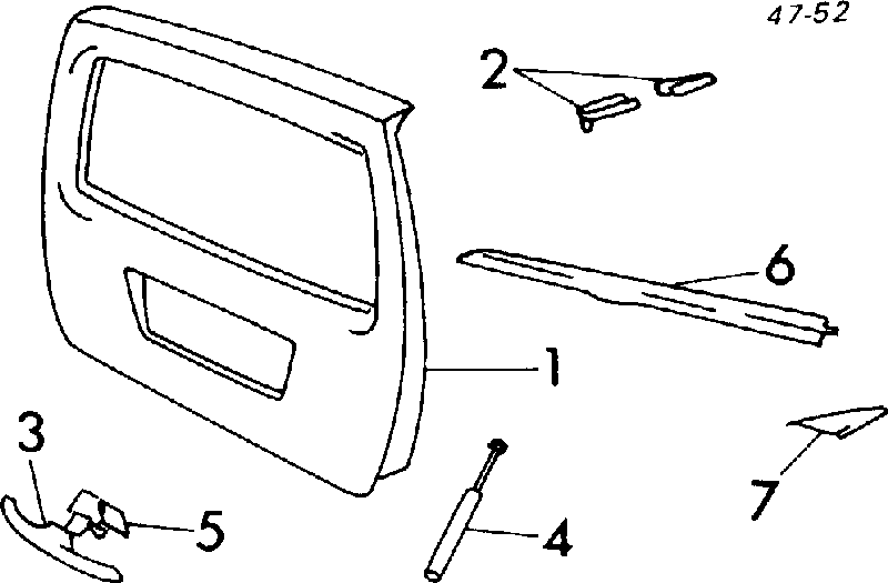 12549168 Volvo amortiguador maletero