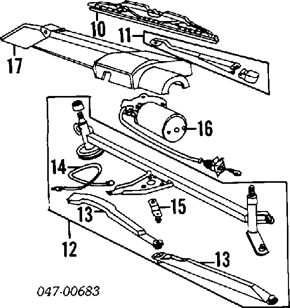 68462464 Volvo limpiaparabrisas