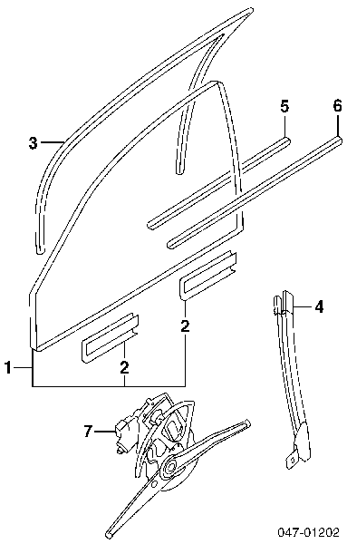 Mecanismo de elevalunas, puerta delantera izquierda 30661218 Volvo