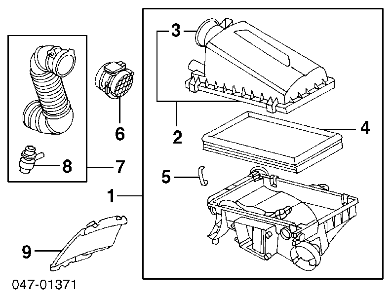 308508316 Volvo filtro de aire