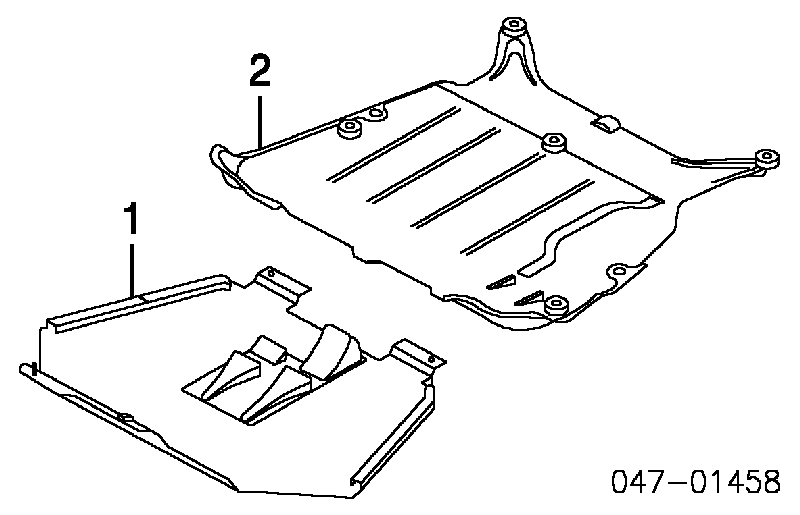 31373040 Volvo protección motor delantera