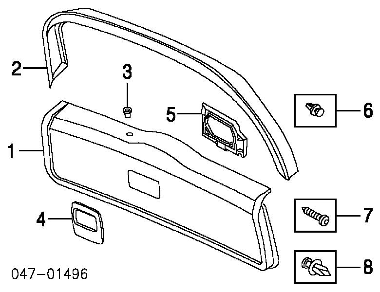 9193585 Volvo clips de fijación de parachoques delantero