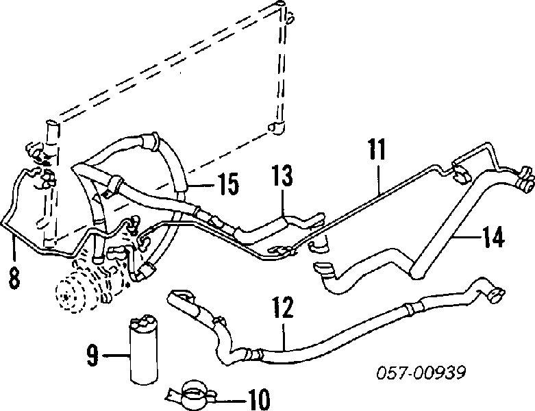 MB898320 Chrysler filtro deshidratador