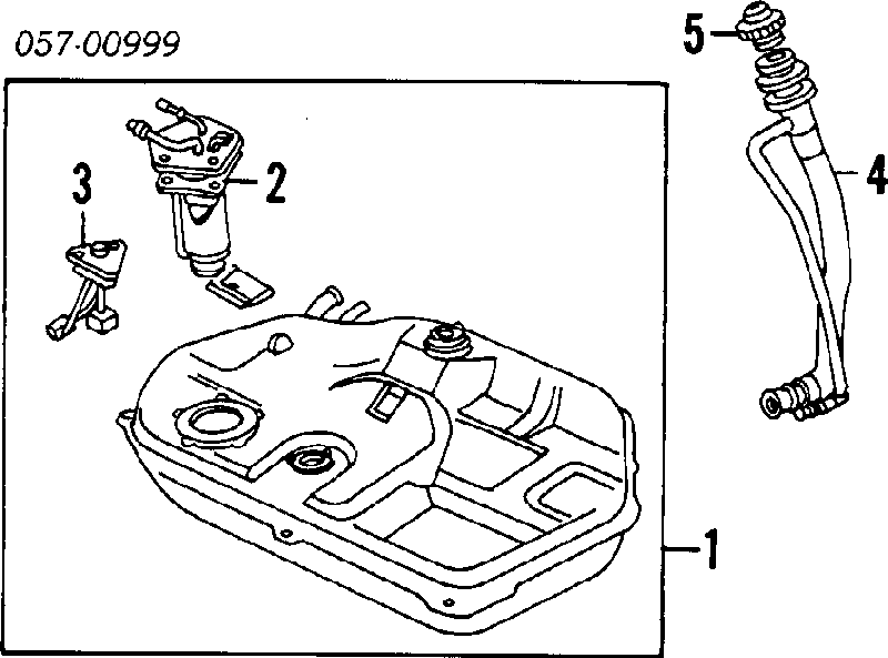 MR271611 Chrysler tapa (tapón del depósito de combustible)