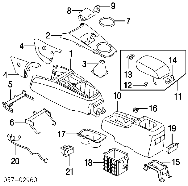 Encendedor de cigarillos para Mitsubishi Lancer (CSA)