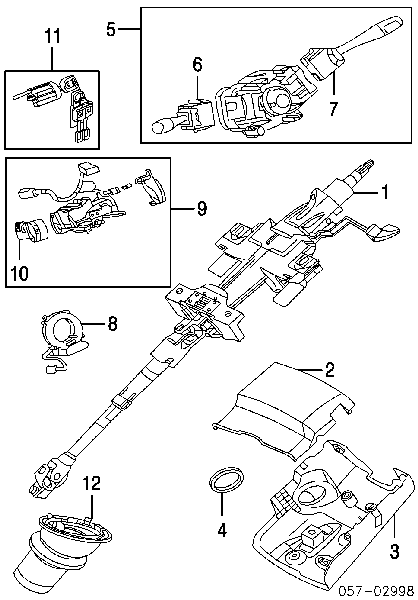 Sensor De Angulo De Automatico (Velocidad) para Mitsubishi Grandis (NAW)