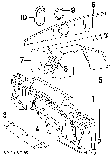 Panel de soporte del radiador y montaje de faros Land Rover Discovery II SUV (LJ ,LT) (1998 - 2004) precio, desde 1143,18 EUR