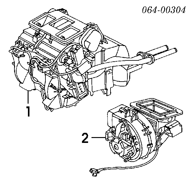 Motor eléctrico, ventilador habitáculo AWR1388 Land Rover