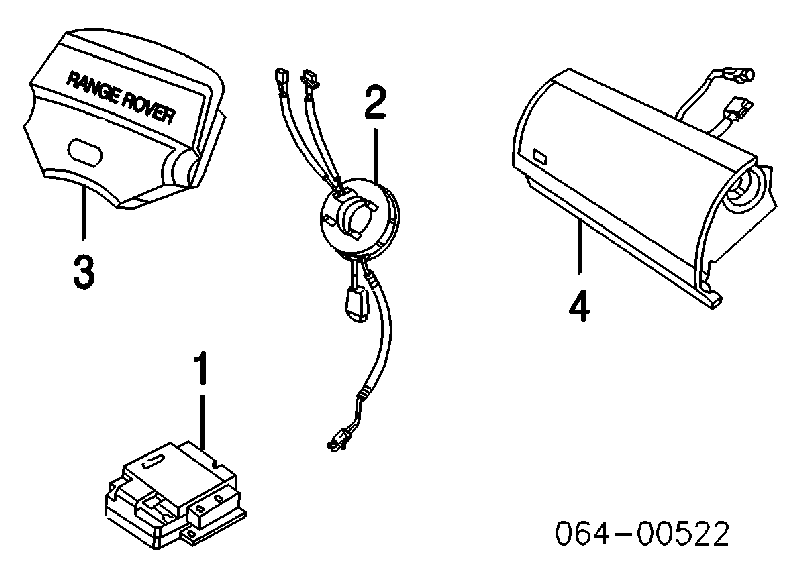 EHM101420LNF Land Rover airbag en el lado del conductor