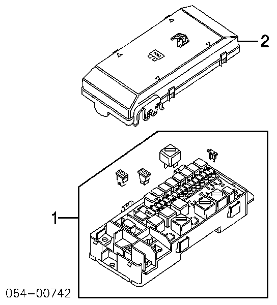 Tapa, caja de fusibles Land Rover Discovery 2 (LJ ,LT)