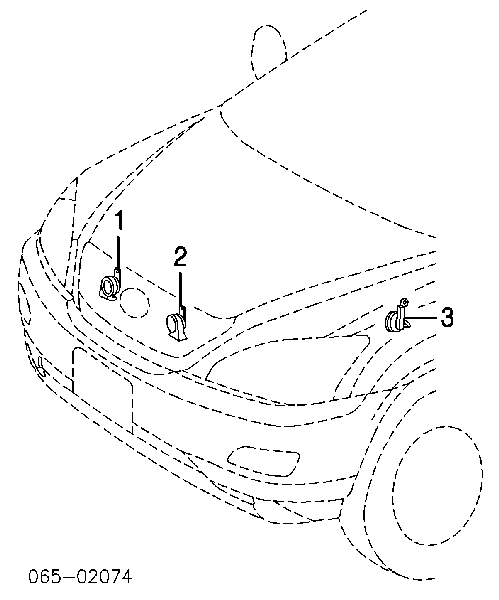 Bocina para Toyota Camry (V40)