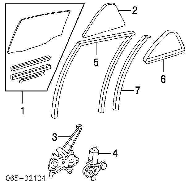 Ventanilla de esquina, trasera izquierda para Lexus RX (U3_)