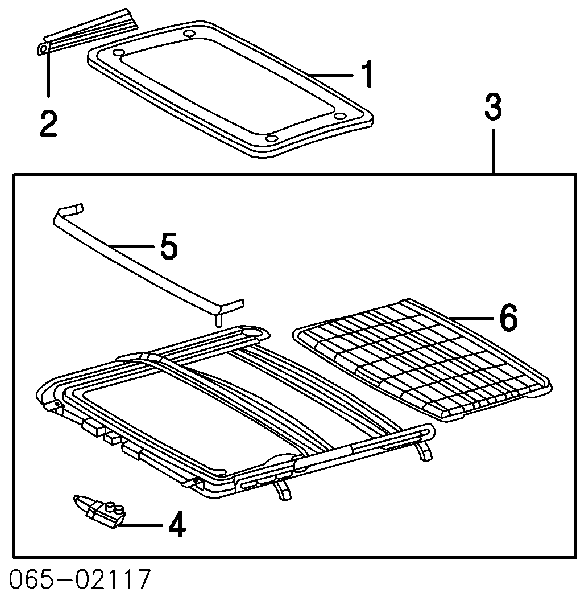 Guía de techo solar para Toyota Camry (V40)