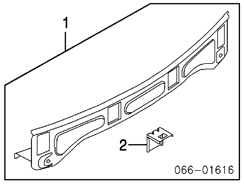 Panel trasero de maletero para Infiniti FX (S50)