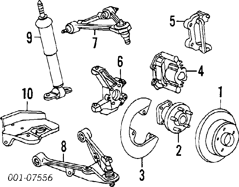 88945185 General Motors amortiguador maletero